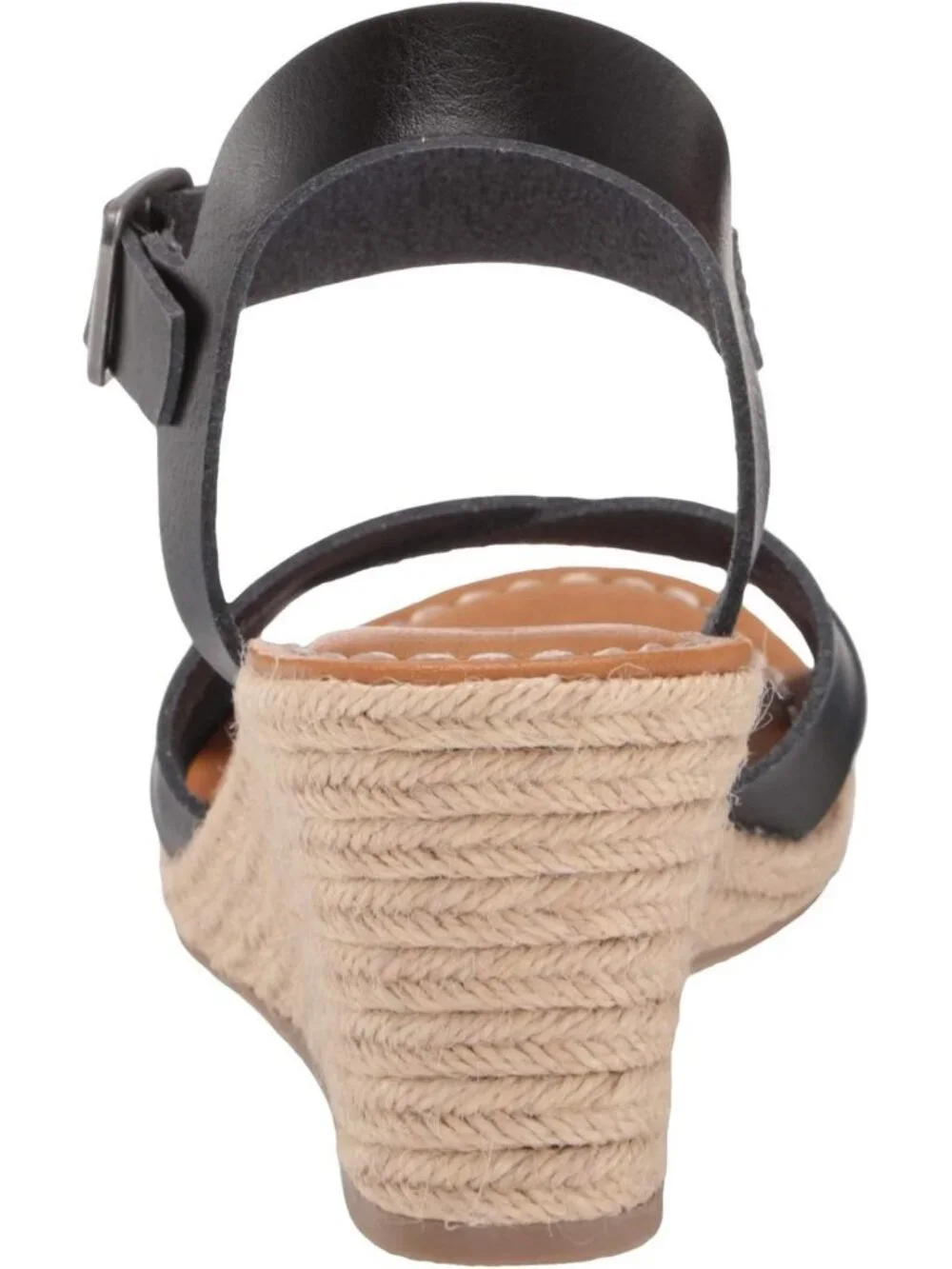 Stylish Women's Espadrille Wedge Sandals with Adjustable Buckle & Elastic Strap